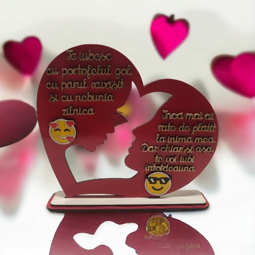 Cadou pentru iubit/iubită/sotie cu Emoji 
